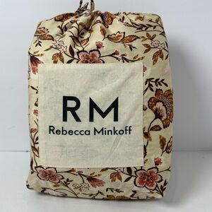 REBECCA MINKOFF 4 PIECE QUILT SET 300 THREAD COUNT NEW 100% Cotton Floral Queen